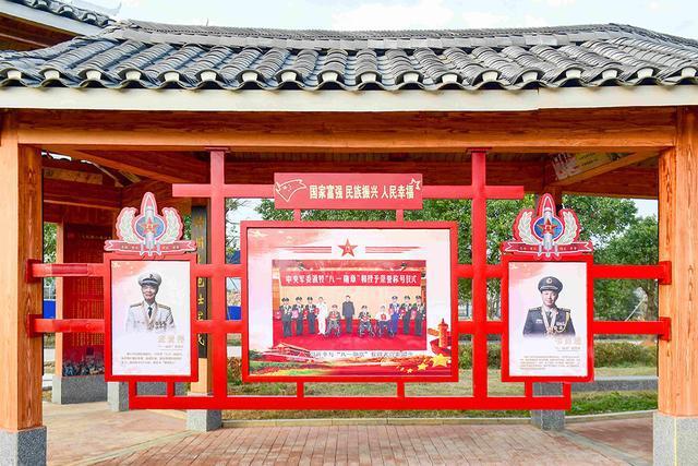 军史部队宣传长廊设计制作厂家--【申博sunbet标识，标识制作厂家】