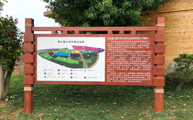 景区导览图标识牌——【申博sunbet标识，标识制作厂家】