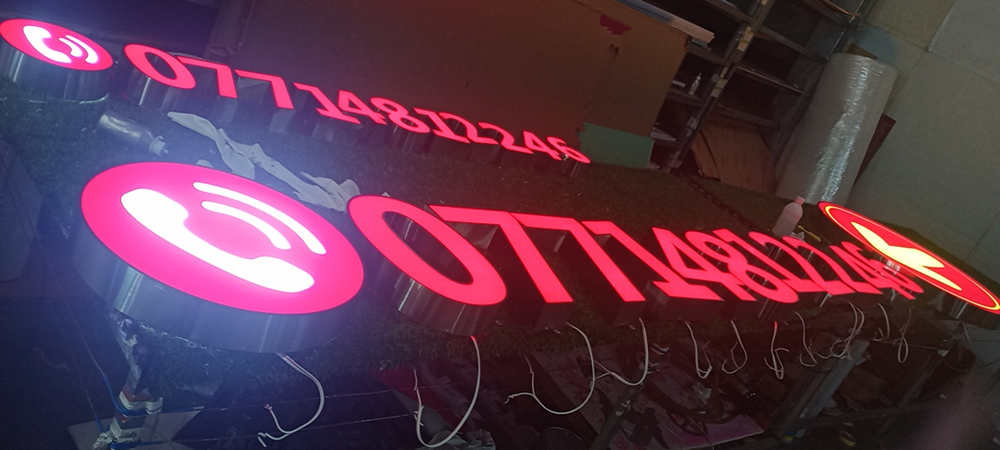 招牌发光字-厂家生产案例欣赏——【申博sunbet标识，标识制作厂家】