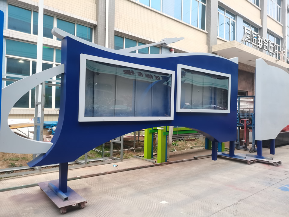 户外广告标识标牌加固措施，寿命长——【申博sunbet标识，标识制作厂家】